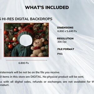 Digital christmas backdrops download