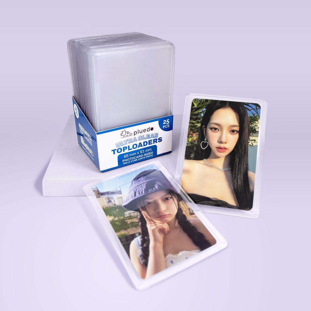 Ultra Clear and Thick KPOP Photocard Sized Toploaders for Protection ...
