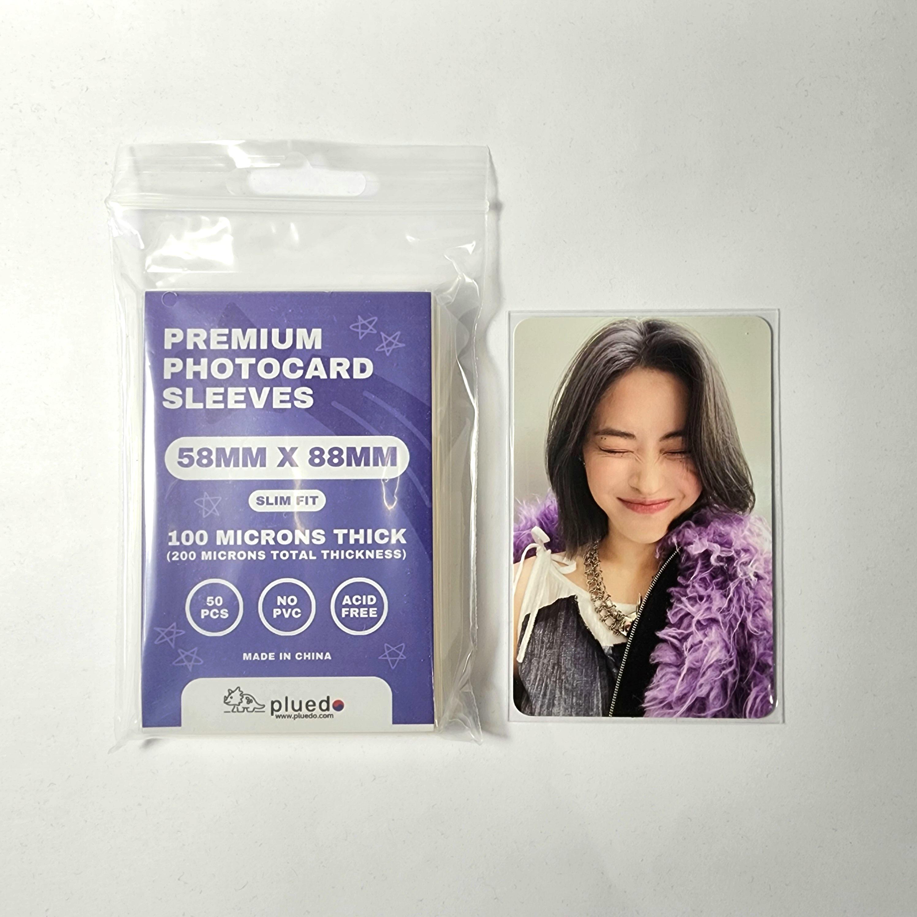PREMIUM PHOTOCARD Card Sleeves [58MM X 88MM] [slim Fit] [PVC and Acid Free]  [for Kpop Photocards] [protect Your Collection] - Etsy