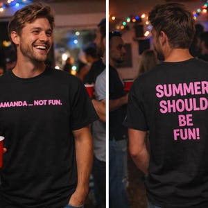 Amanda Not Fun Tee, Summer Should Be Fun Shirt, Funny Reality TV Shirt, Bravo Fan Gift, Summer House Graphic Tee
