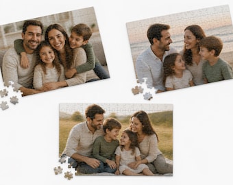 Custom Family Photo Puzzle | Personalized Picture Jigsaw | Anniversary Keepsake Gift | Custom Photo Puzzle