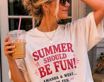 Amanda Not Fun Shirt, Summer Should Be Fun Tee, Funny Reality TV Shirt, Bravo Fan Gift, Pop Culture Graphic Tee, Vacation Shirt