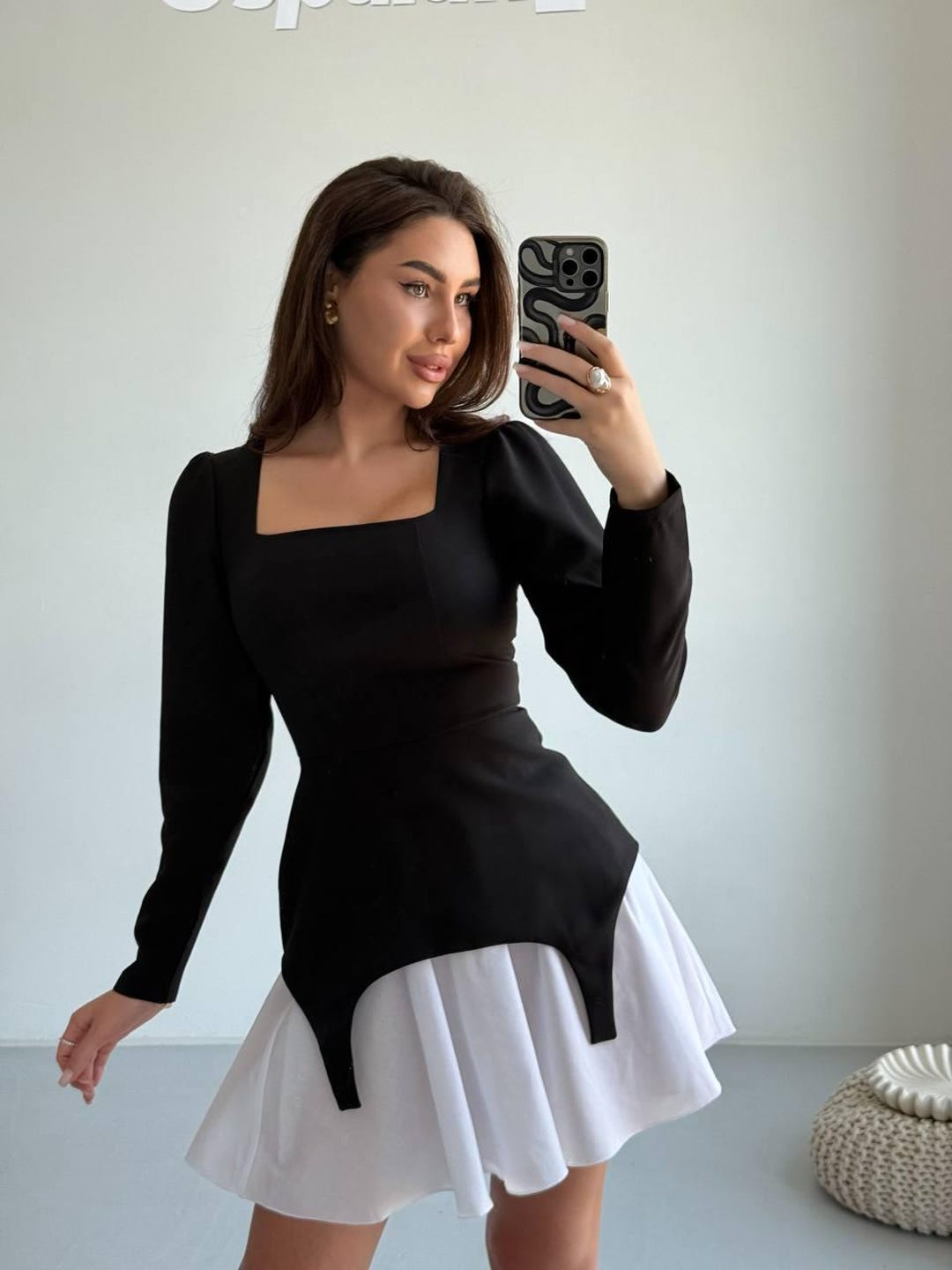 black and white dresses for women Zapakasa Satin Long Formal Dress with Pockets A Color:TRUE WHITE Add a Touch of 8th grade dance dresses