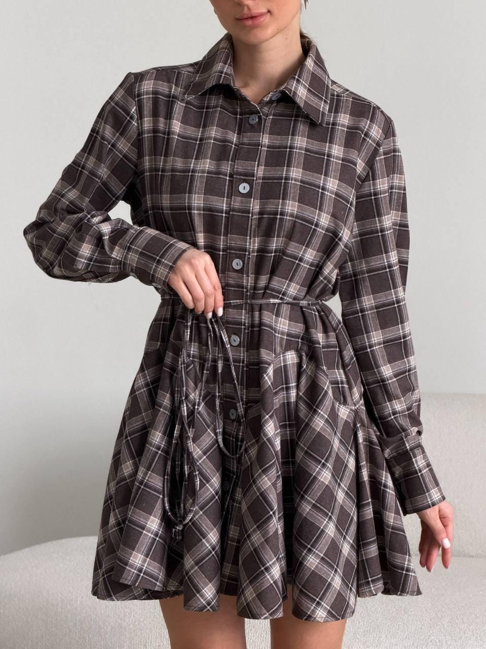 black plaid shirt dress Amazon.com: Women Plaid Shirt Dress with Waist Belt, Long Sleeve Dress for  Women Tie Waist Bodycon Dress with Belt (Black,S): Clothing, Shoes & Jewelry