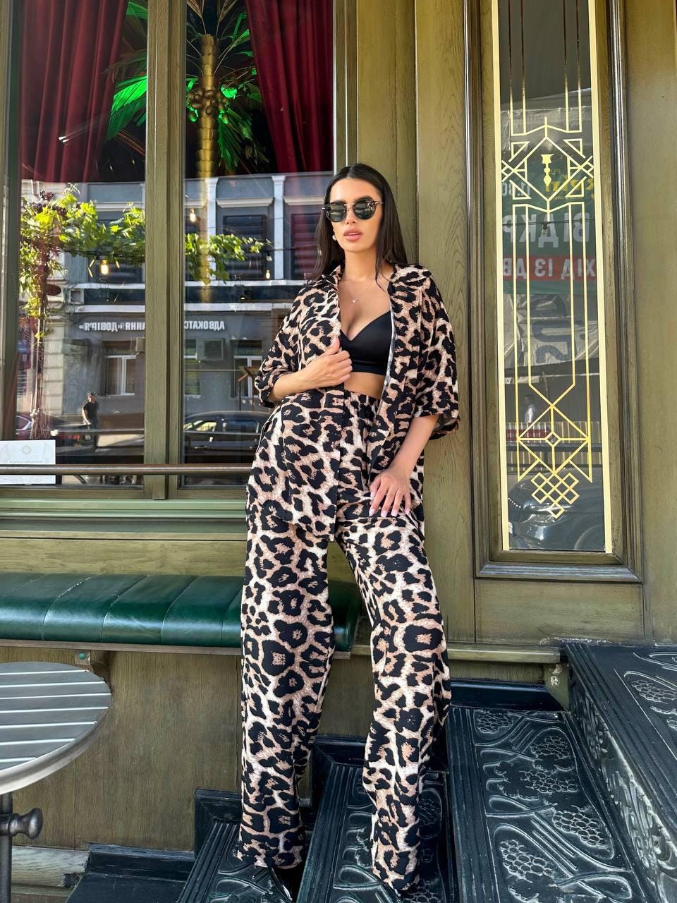 Leopard Pantsuit