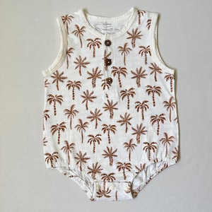 Organic Cotton Palm Bodysuit