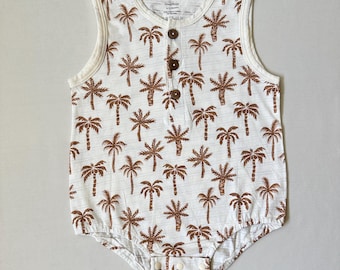 Organic Cotton Palm Bodysuit