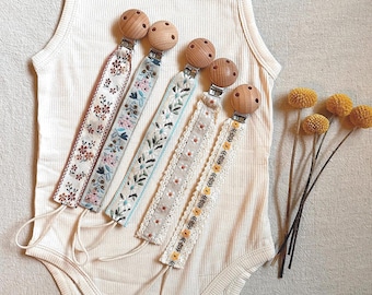 Handmade Vintage-Inspired Pacifier Clips