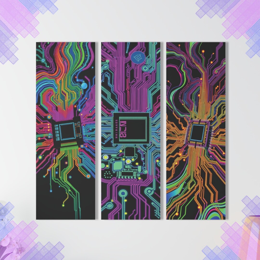 CPU Artwork Acrylic Prints | Psychedelic Fantasy Circuitry | Computer ...