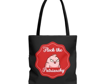 CafePress 'Smash Patriarchy' Natural Canvas Tote Bag - Reusable Shopping Bag, Grocery, Beach Tote