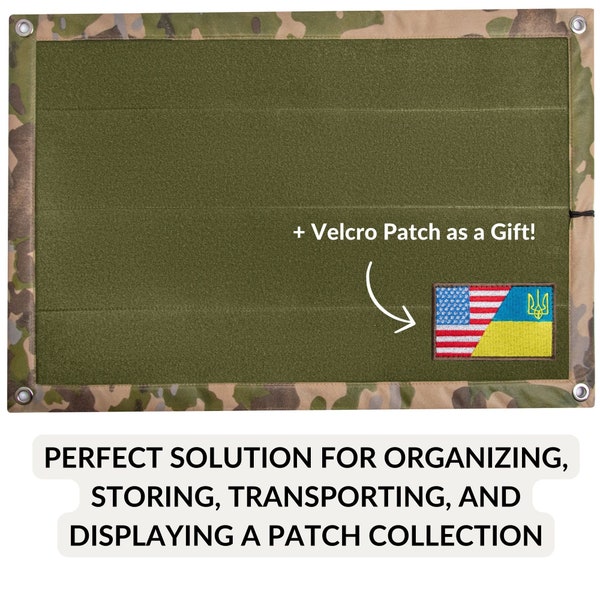 Military Velcro Patch Board Etsy