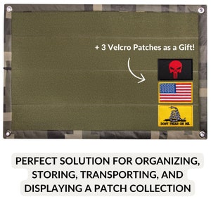 Organize and display your morale patches
