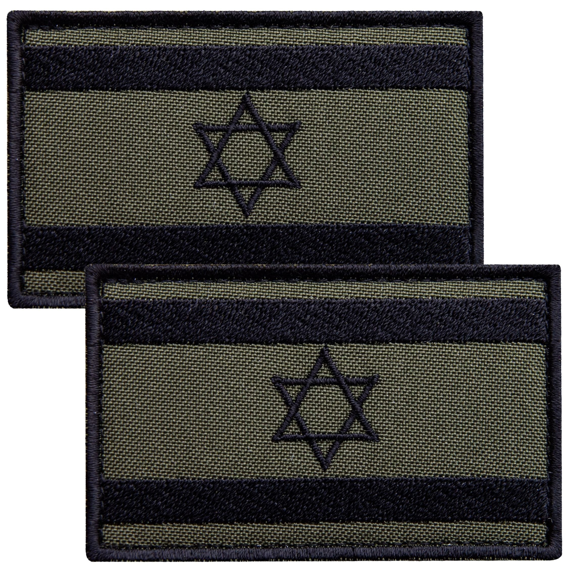 US / Israel Flag Patch Full Color, Round – Bomber Patches
