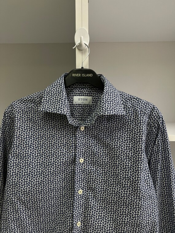 Vintage Eton luxury button up shirt - image 9