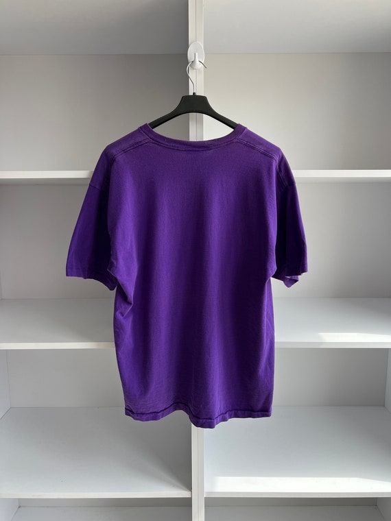 Vintage 1995 Baltimore Ravens T-Shirt Purple  90s… - image 9