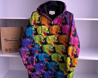 Gucci panther face jacket best sale