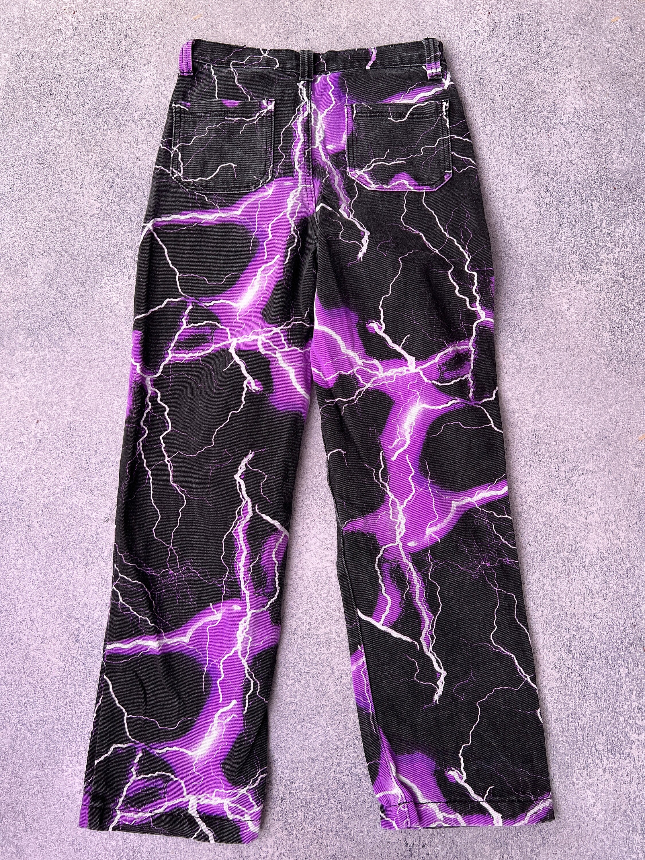 Vintage Jaded London Women's Purple Lightning Skate Y2k Vintage Jaded London Women's Purple Lightning Skate Y2k