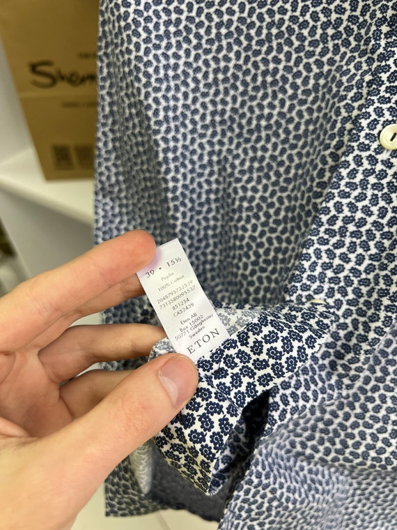 Vintage Eton luxury button up shirt - image 6