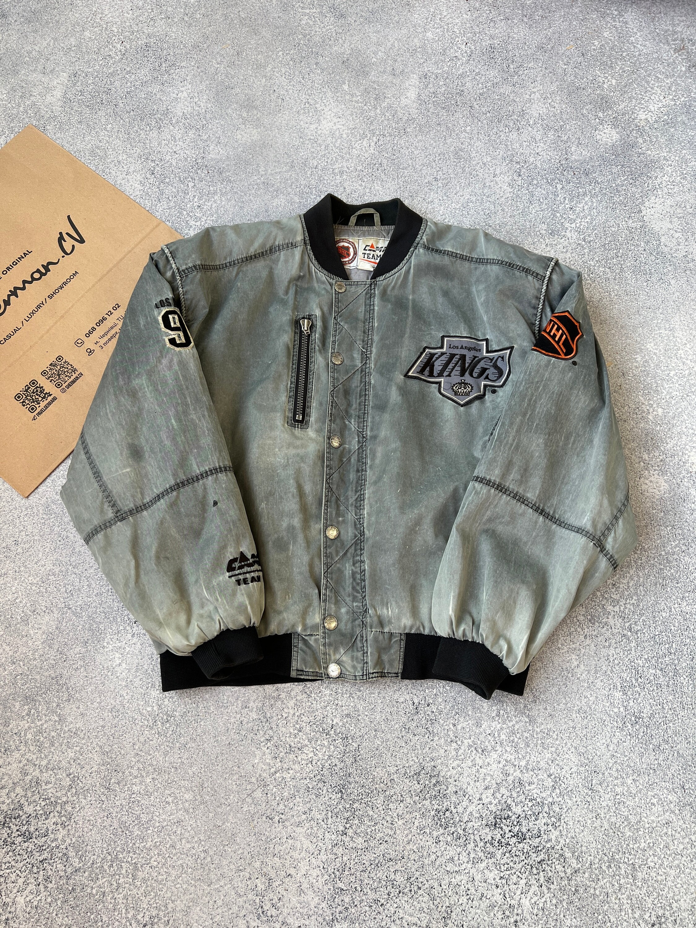 Los Angeles Kings ジャケット グレー