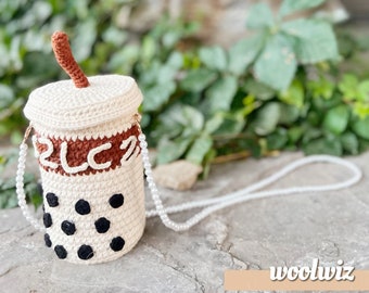WoolWiz による手作りの幸せ | かぎ針編みのボバ パール ショルダーバッグ 手作りかぎ針編みバッグ 01