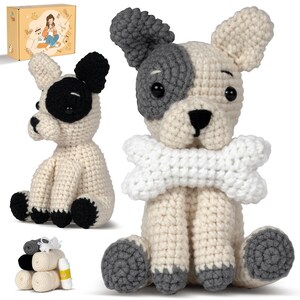 Fuppys Crocheting Kit Beginner Crochet Kit For Beginners,Crochet Kit W Step-by-Step Video Crochet Kit For Kids