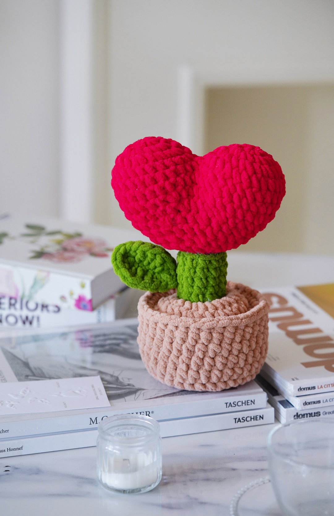 Beginner Crochet Kit Easy Crochet Statter Kit Potted Plant Etsy