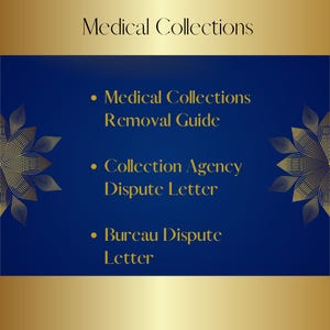Carta de disputa de cobros médicos (hágalo usted mismo) + Instrucciones paso a paso / Carta de reparación de crédito / Descarga digital