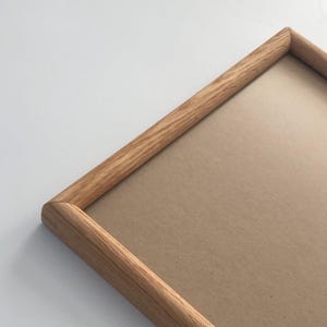 Solid Oak Picture Frame Round【 Spline Joint 】Handmade in the UK