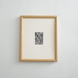 12x16 Oak Picture Frame with Mat Off Center Opening Size