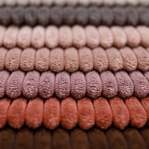 Breiter gerippter Cord-Polsterungsstoff Schüttware, weiches Plüsch-Kissen- und Kissenbezugsmaterial gemütliches Wohndekor-Textil-Sofa- und Stuhlgewebe