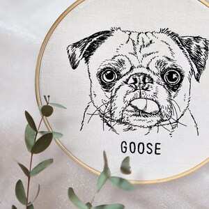 Dog Portrait from Photo, Personalized Pet Sketch, Dog Lover Illustration, Custom Animal Drawing, Pet Memorial Gift, Pet Loss Gift, Cat Lover