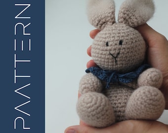 Cute Crochet Pattern: Amigurumi Bunny - DIY Crochet Bunny. Crochet Pattern. Make Toy with this Easy-to-Follow Tutorial!