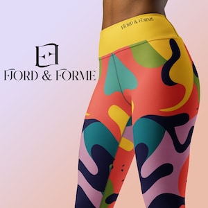 Camouflage Pattern High Waist Leggings | Printed Spandex Yoga Pants | Gym Camo Leggings | Workout Pilates Pants | Spandex Tights | Legwear