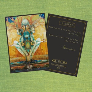 Cartas de Altar con Mensajes profundos y poeticos del Artista.