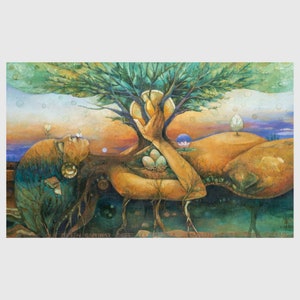 Oeuvre d'art : NATURE. Peinture originale, impression sur toile, affiche et carte postale