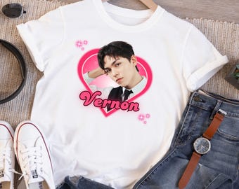 ジョンハン ５周年Ｔシャツ Lサイズ SEVENTEEN ☆SEVENTEEN ジョンハン 着用！【acme de la vie】 TWO TONE A LOGO