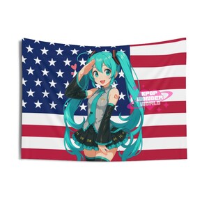 Tet O Synthe Sizer Anime Wall Tapestry for Music Lovers - Indoor