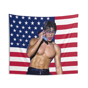 Monsta X Shownu American Flag Tapestry | K-Pop Wall Art | Shownu Inspired Flag Decor for Monbebe Monsta X Fan | Kpop Room Aesthetic