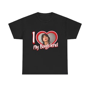 Stray Kids Hyunjin T-Shirt, K-Pop Idol Graphic Tee for Stray Kids Stay Fans, Stray Kids Gift, Stray Kids Hyunjin I Love My Boyfriend Shirt