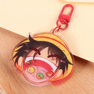 OP Pirate & Friends Acrylic Shaker Keychain!