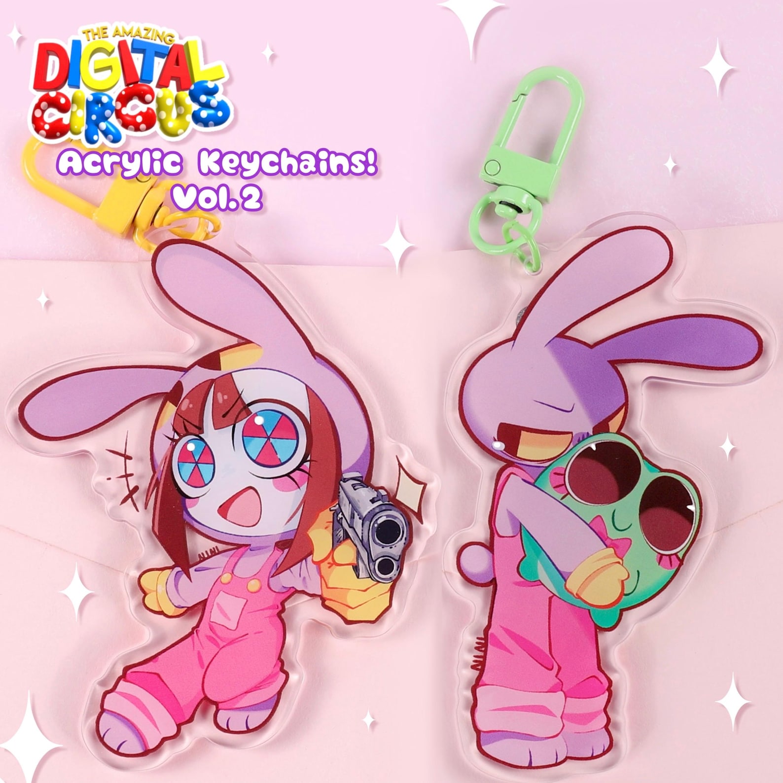 The Amazing Digital Circus Acrylic Keychain Double Sided! Vol.2 Jax ver