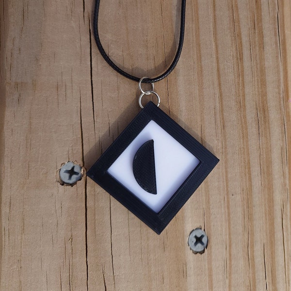 Papadosio Logo 3D Printed Keychain/Pendant (Multiple Color Options)