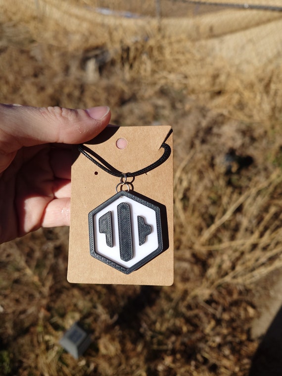 Jade Cicada Logo 3D Printed Keychain/pendant (multiple Color