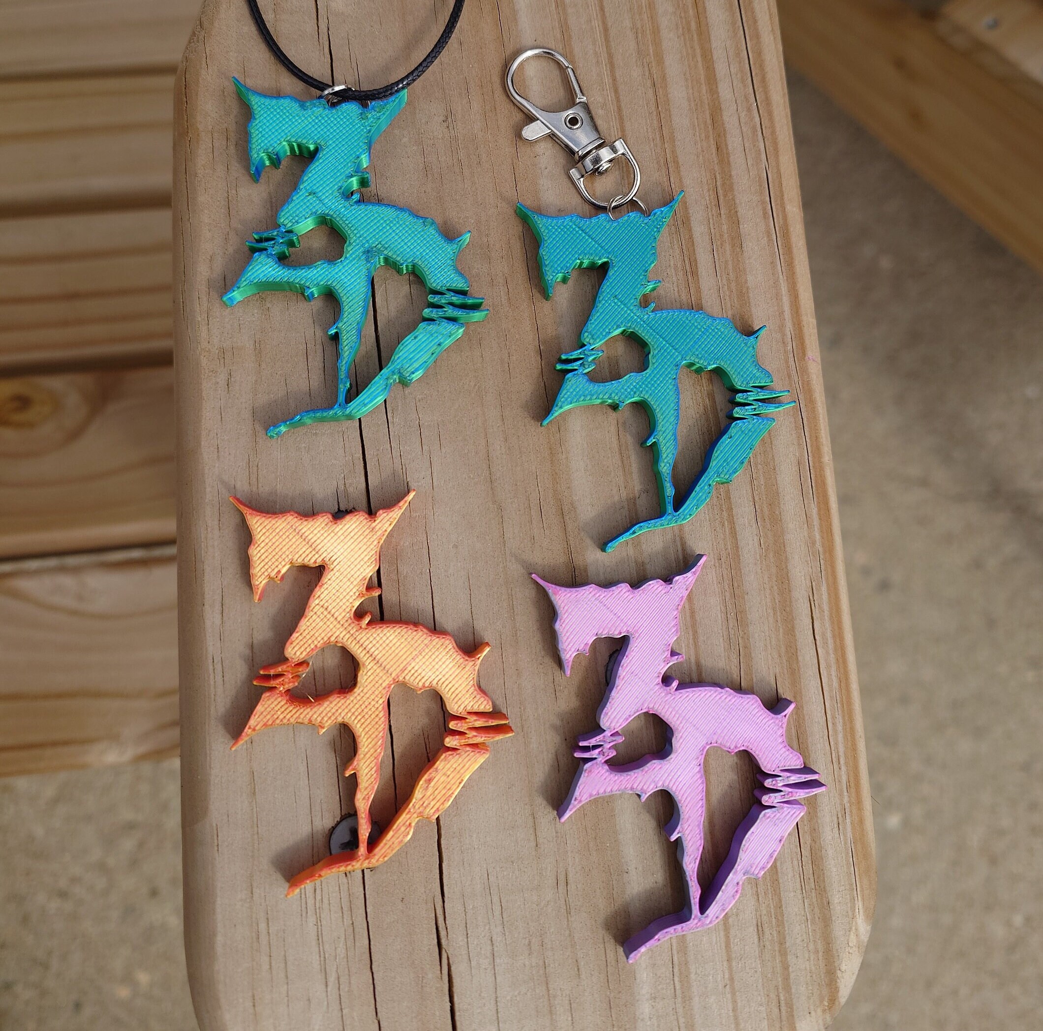 Zeds Dead Multicolor 3D Printed Keychain/pendant - Etsy