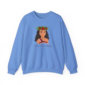 Moana 2 Christmas Crewneck, Moana II Holiday Sweatshirt, Disney Moana 2 Christmas, Disney Moana 2 Holiday Sweatshirt image 6