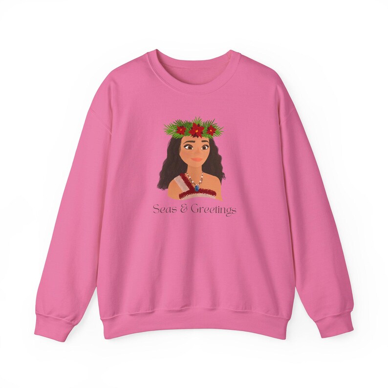 Moana 2 Christmas Crewneck, Moana II Holiday Sweatshirt, Disney Moana 2 Christmas, Disney Moana 2 Holiday Sweatshirt image 8