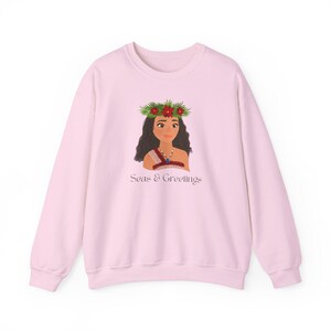 Moana 2 Christmas Crewneck, Moana II Holiday Sweatshirt, Disney Moana 2 Christmas, Disney Moana 2 Holiday Sweatshirt image 7