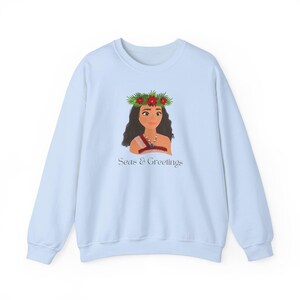Moana 2 Christmas Crewneck, Moana II Holiday Sweatshirt, Disney Moana 2 Christmas, Disney Moana 2 Holiday Sweatshirt image 5