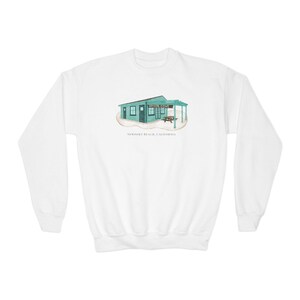 Crystal Cove Newport Beach Youth Crewneck, Crystal Cove Children's Sweatshirt, Newport Beach California Sweatshirt, Newport Beach CA Tee