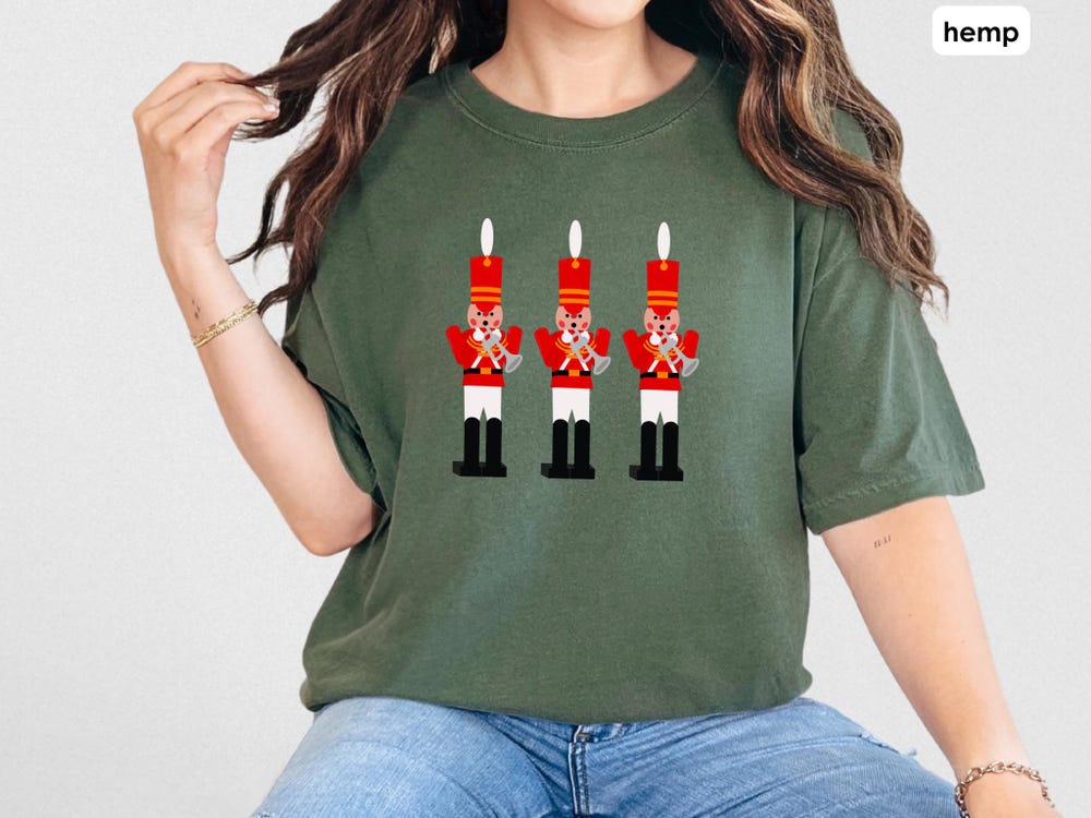 A Christmas Fantasy Toy Soldier, Mickey'S Very Merry Christmas Party Tee, Toy Soldiers Crewneck, Disney Christmas Comfort Colors